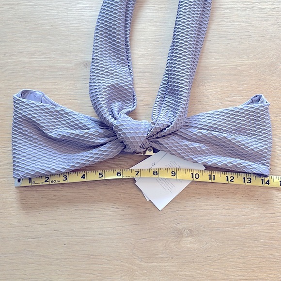 NWT Anine Bing Naya Reeve Violet Bikini Swim Top - Picture 4 of 5